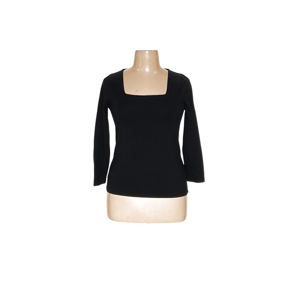 J. Crew Black Cotton Blouse - Size M - Picture 1 of 4